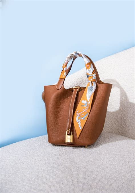 hermes picotin with scarf|Hermes picotin 18cm.